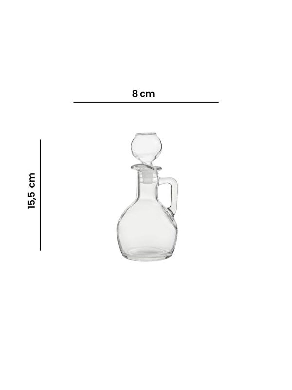 Renksiz Yağ Şişesi - 160 ml-3