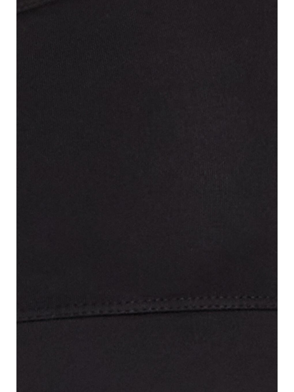 Kadın Slim Fit Dar Kesim İnce Askılı Kare Yaka Siyah Crop-4