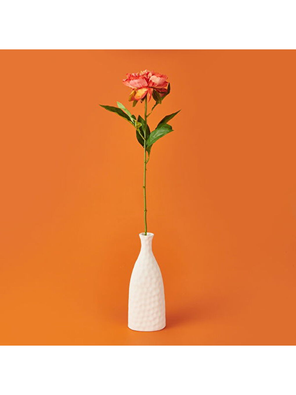 Şakayık Yapay Çiçek - Turuncu - 70 cm