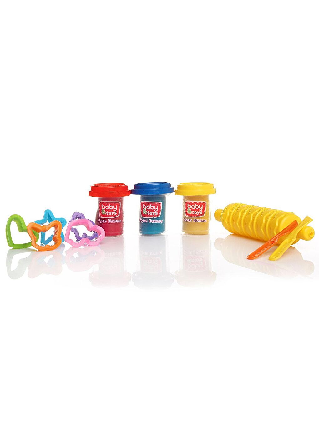 Baby Toys Karışık Trio Bebek Oyun Hamuru Seti +3 Yaş