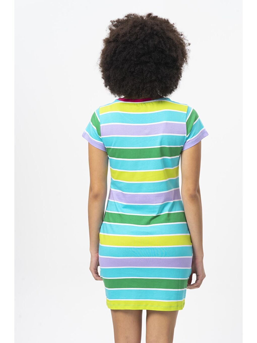 Pembe Kadın Elbise-1