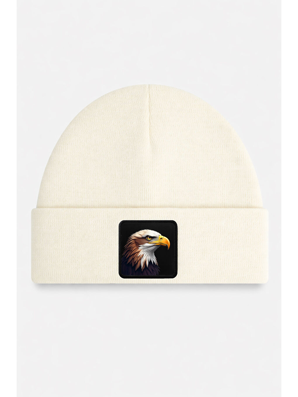 Ekru Kartal Logolu Off White Bere