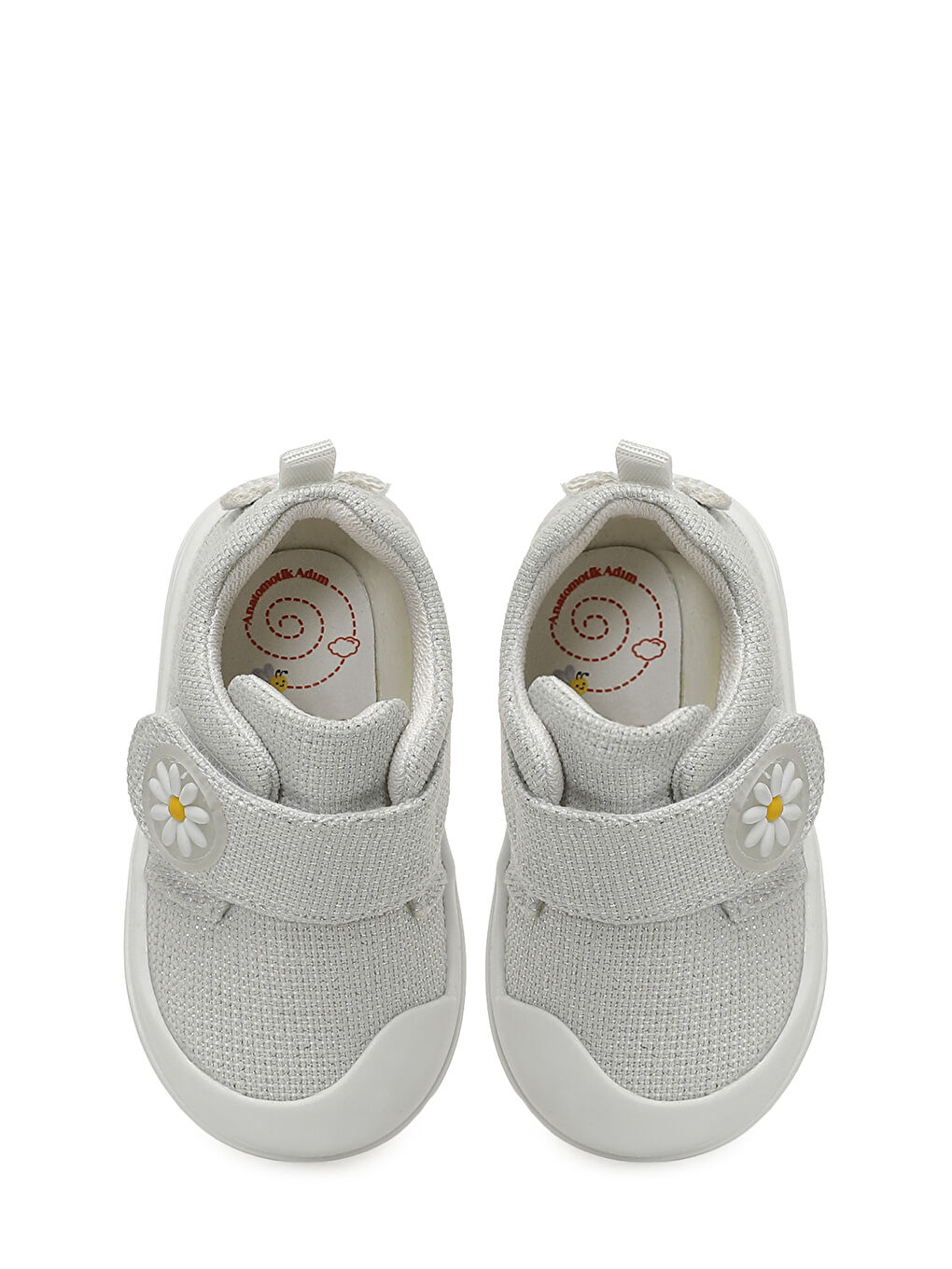 Gri CONHI.I6FX Gümüş Kız Bebek Sneaker-3