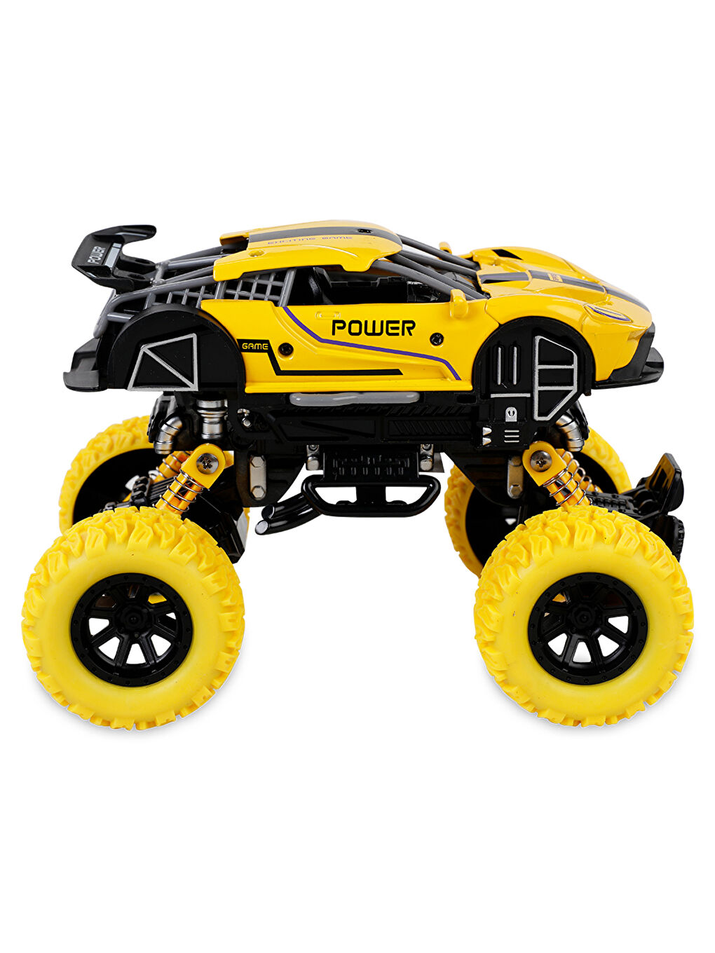 Dıe-Cast Off Road Arabası Çek Bırak Oyuncak Sarı