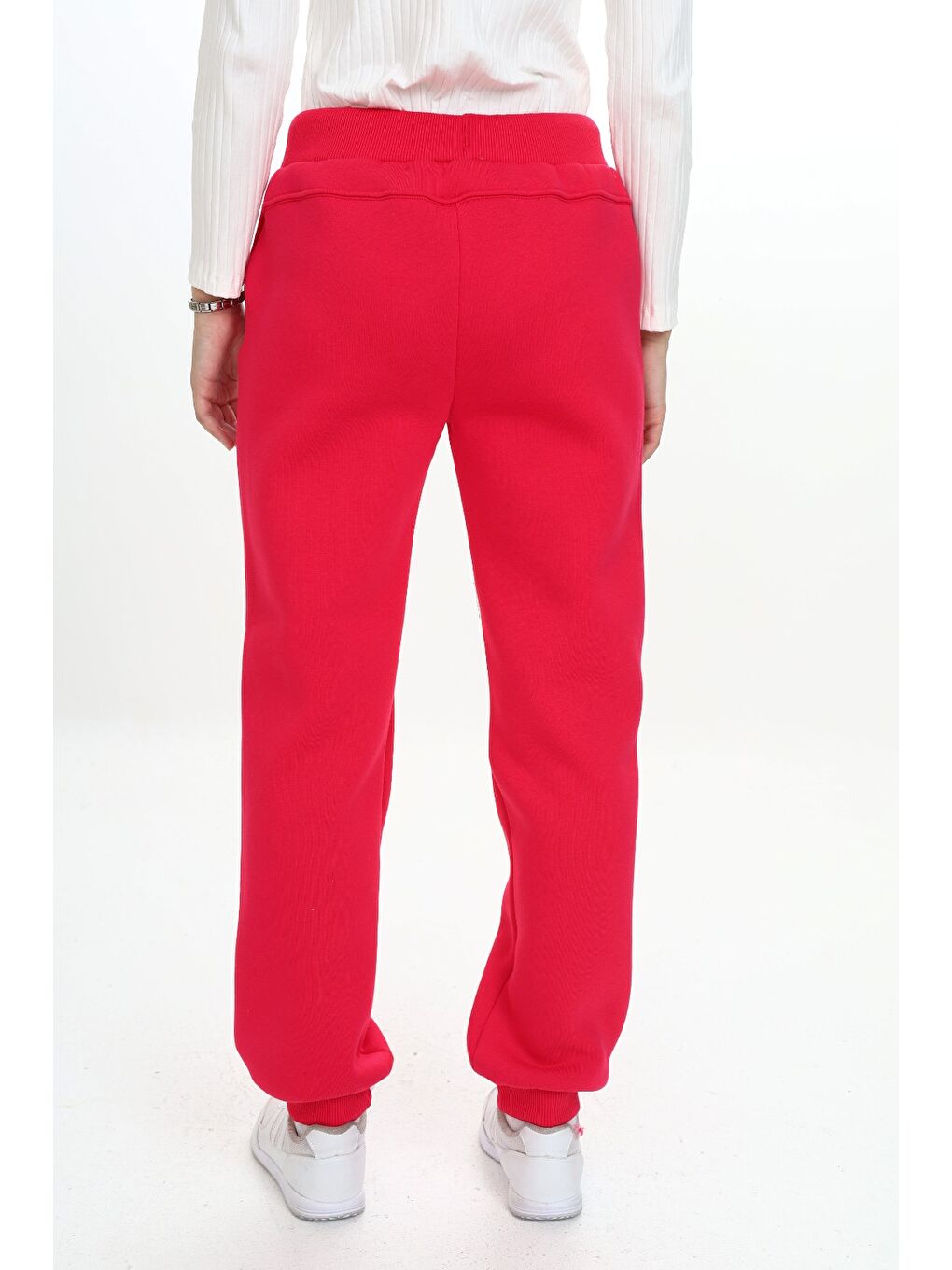 Fuşya Kız Çocuk Nakışlı Eşofman Alt-4