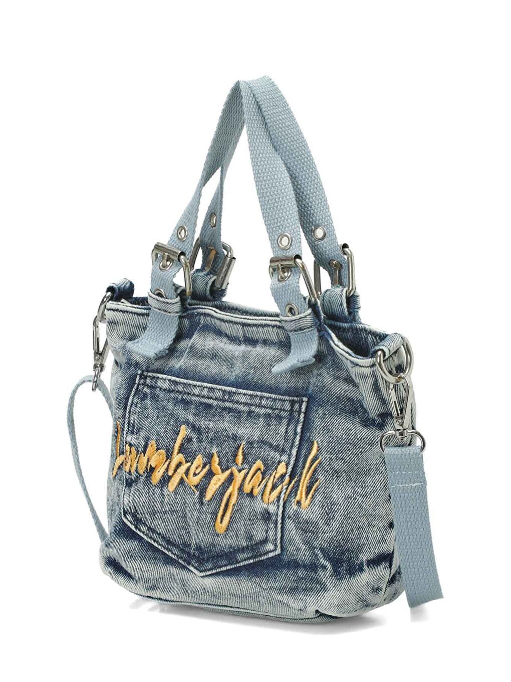 DNM CKGZ EL 5FX Mavi Kadın El Çantası-1