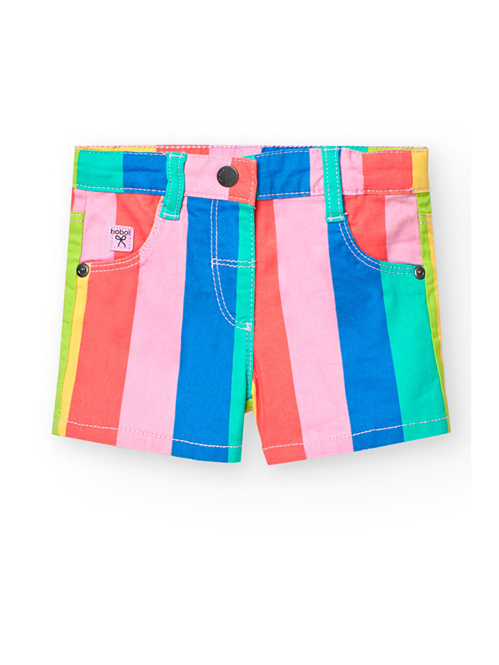 Karışık Renkli Kız Çocuk Şort