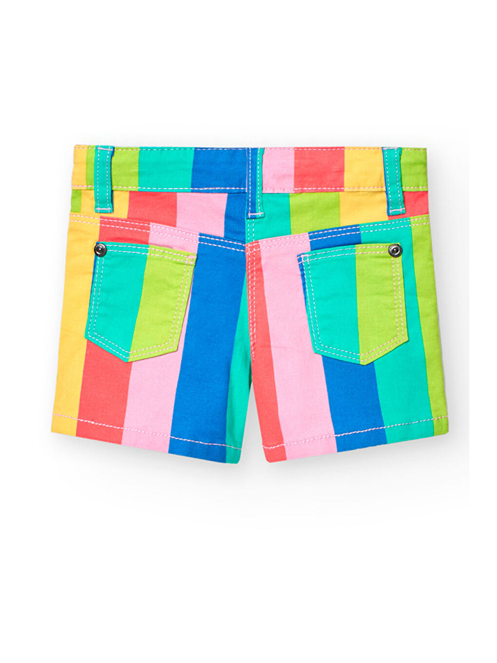 Karışık Renkli Kız Çocuk Şort-1