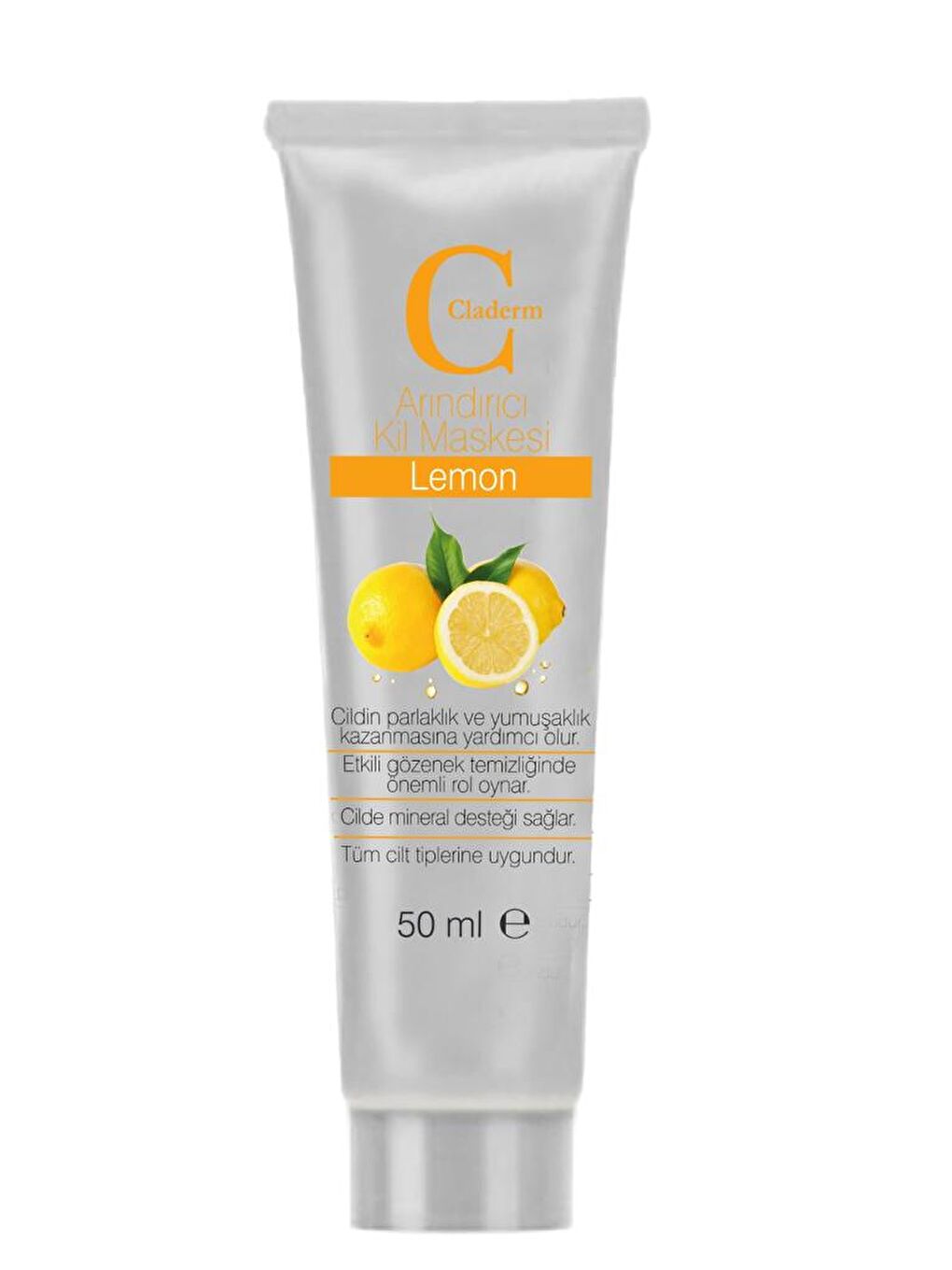 Claderm Beyaz-Açık Yeşil 50 ml Kil Maskesi – Lemon