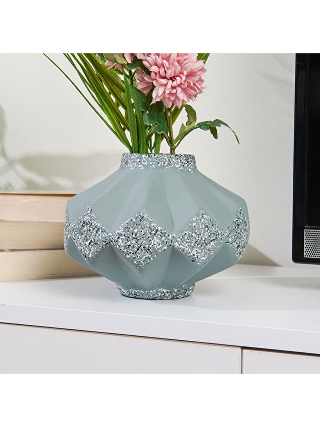 Deco Anitta Vazo - Gri - 15 cm-1