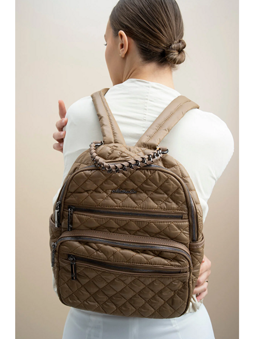 Bej Kadın Sırt Çantası BYN2316