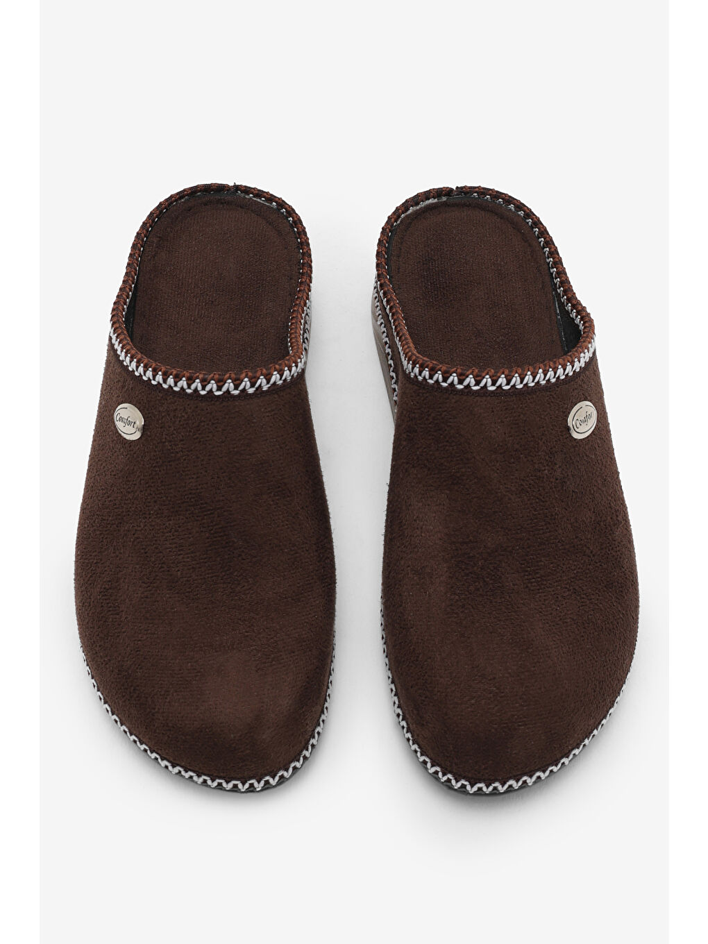 Kadın Kahverengi Rahat Kalıp Poli Taban Günlük Terlik-3