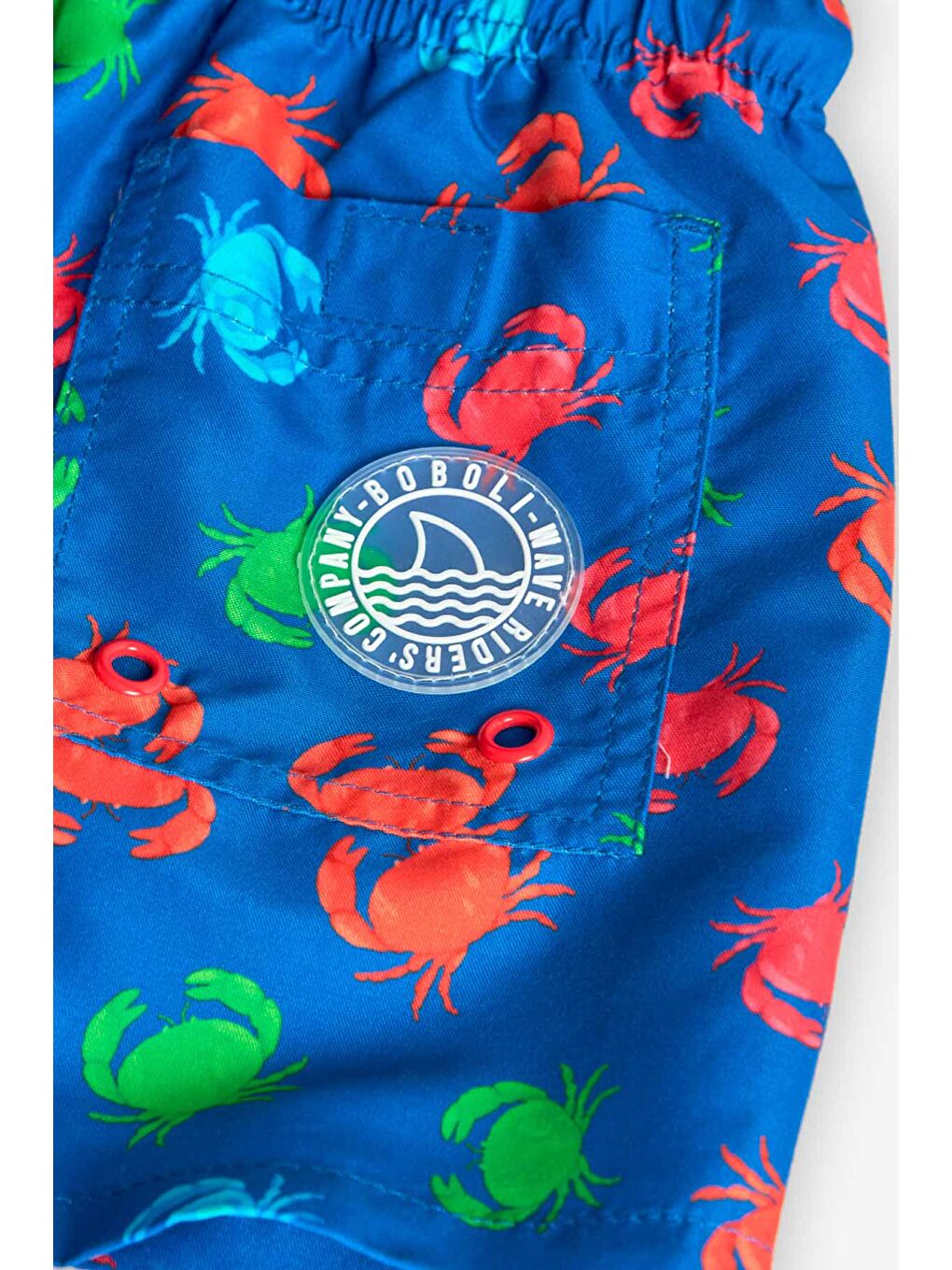 Mavi Yengeç Baskılı Erkek Çocuk Mayo-3