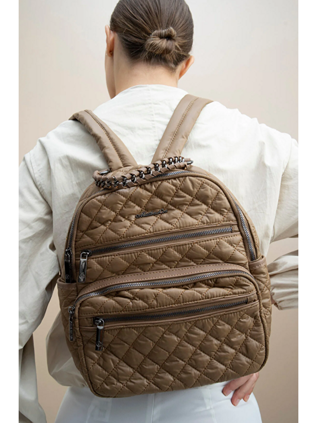 Bej Kadın Sırt Çantası BYN2316-1