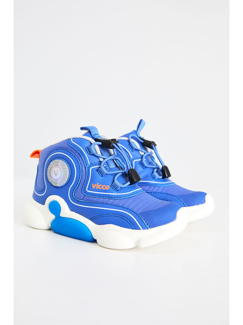 Vento Işıklı Erkek Bebek Saks Mavi Bot-3