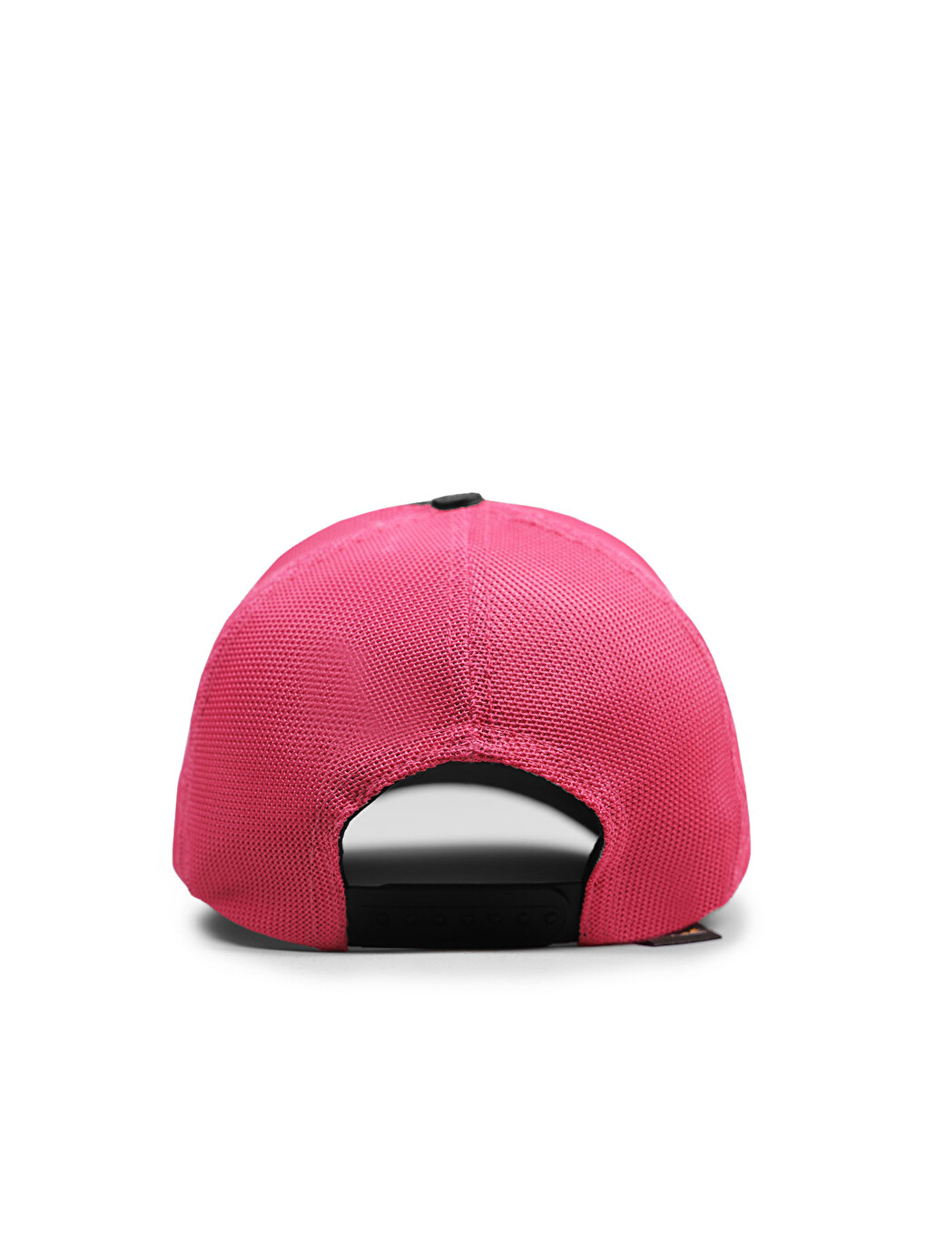 Kedi Logolu Cordura Siyah-Pembe Trucker Şapka-3