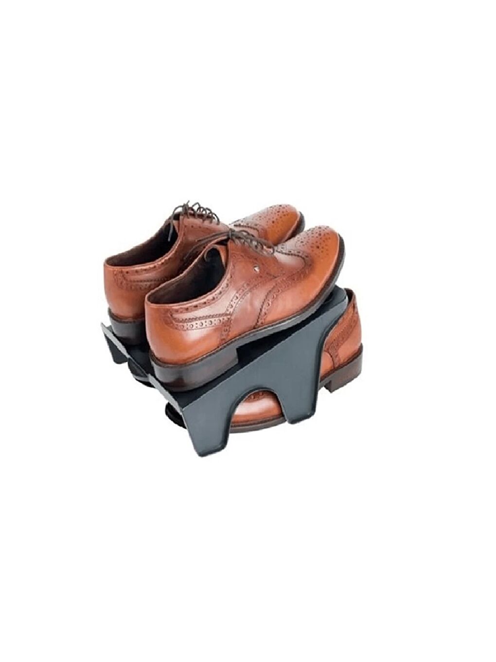 Siyah 10lu Çiftli Ayakkabı Düzenleyici Rampa-2