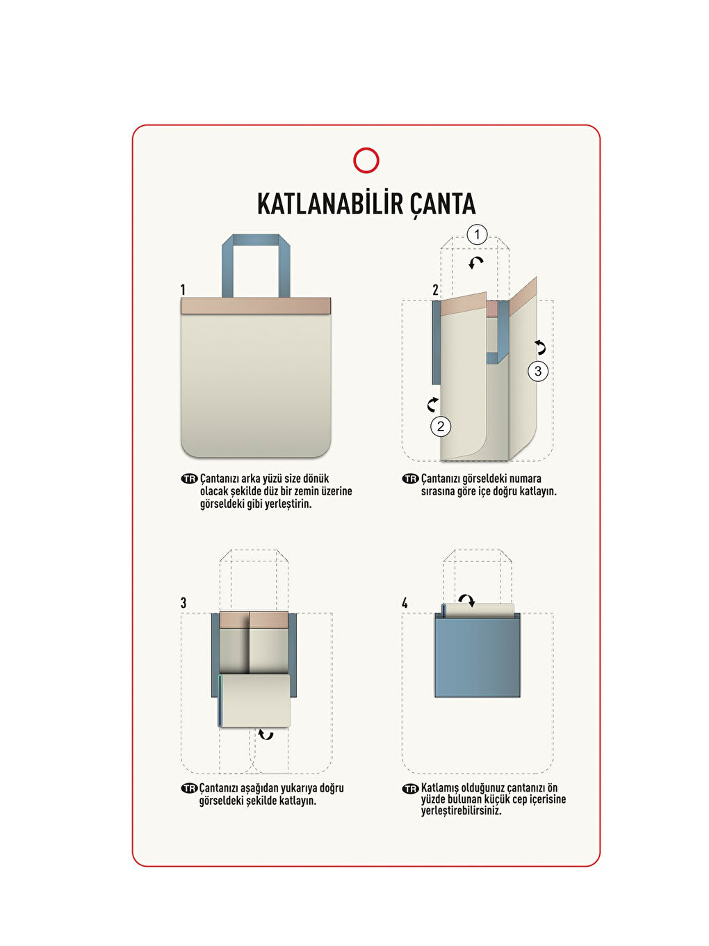 Bej KRKL KATLA OMZ 5FX EKRU MULTI Kadın Omuz Çantası-5