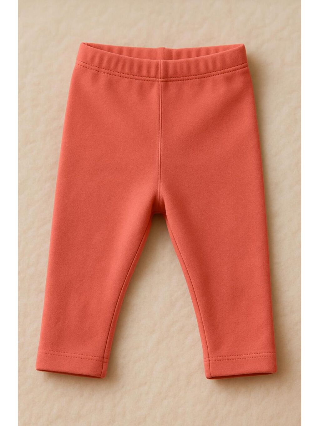 Beyaz Unisex Bebek Üçlü Düz Renkli Organik Kumaş 3'Lü Tayt Seti İlkbahar Yazlık-4