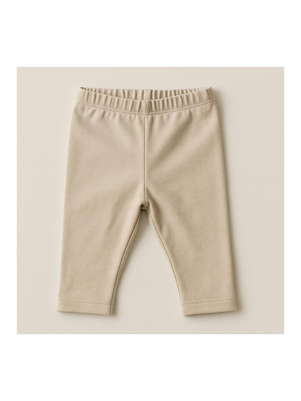 Gri Unisex Bebek Üçlü Düz Renkli Organik Kumaş 3'Lü Tayt Seti İlkbahar Yazlık-5