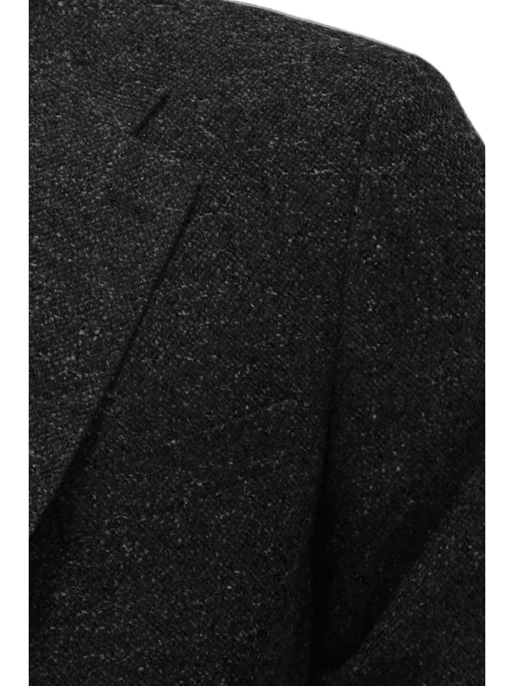 Siyah Barı (4 Drop) / Geniş Kalıp Mono Yaka Ceket-1