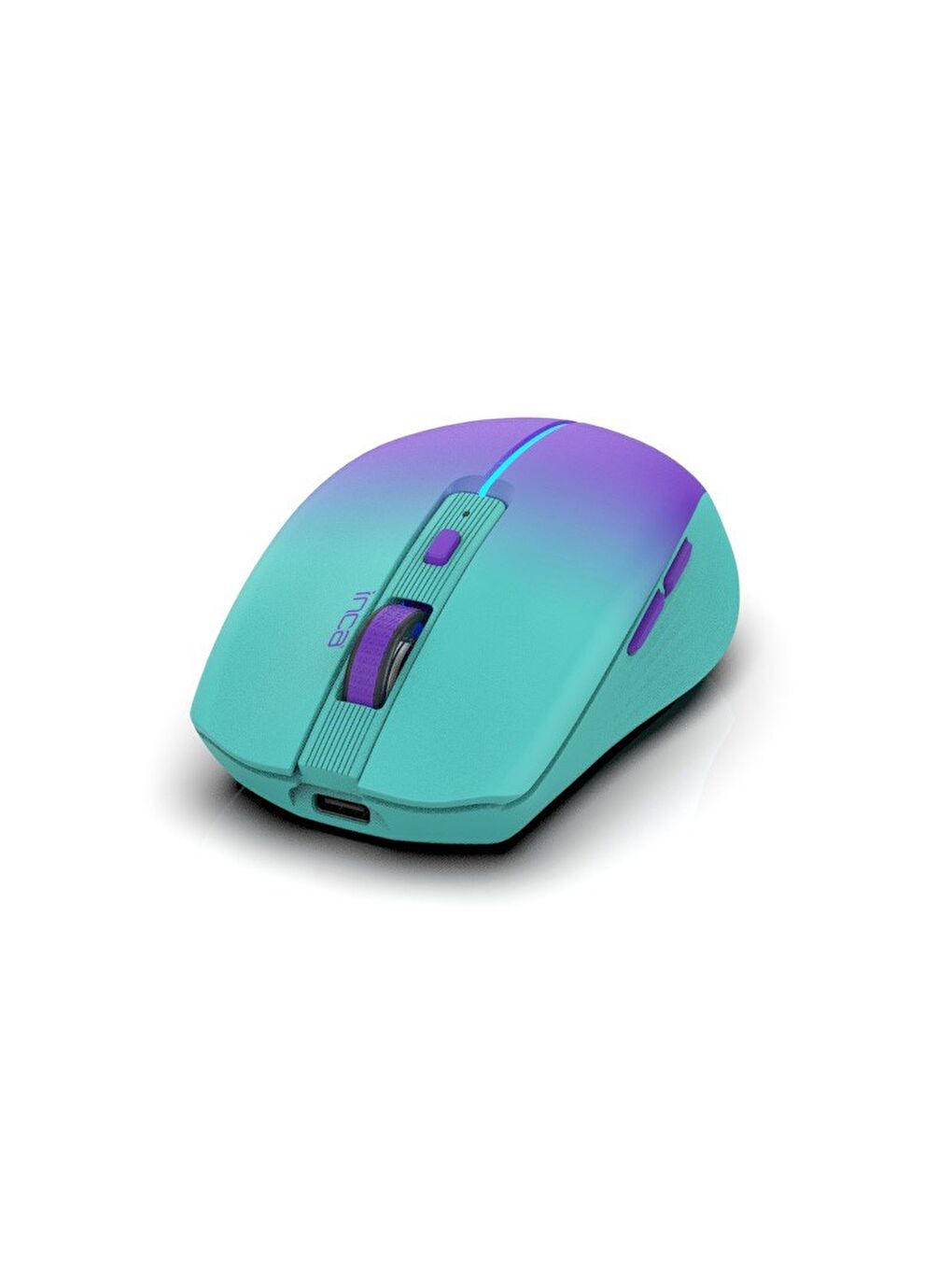 Inca IWM-511RM Dual Mod Bluetooth+Wireless Rechargeable Gradient Color Silent Mouse - 2