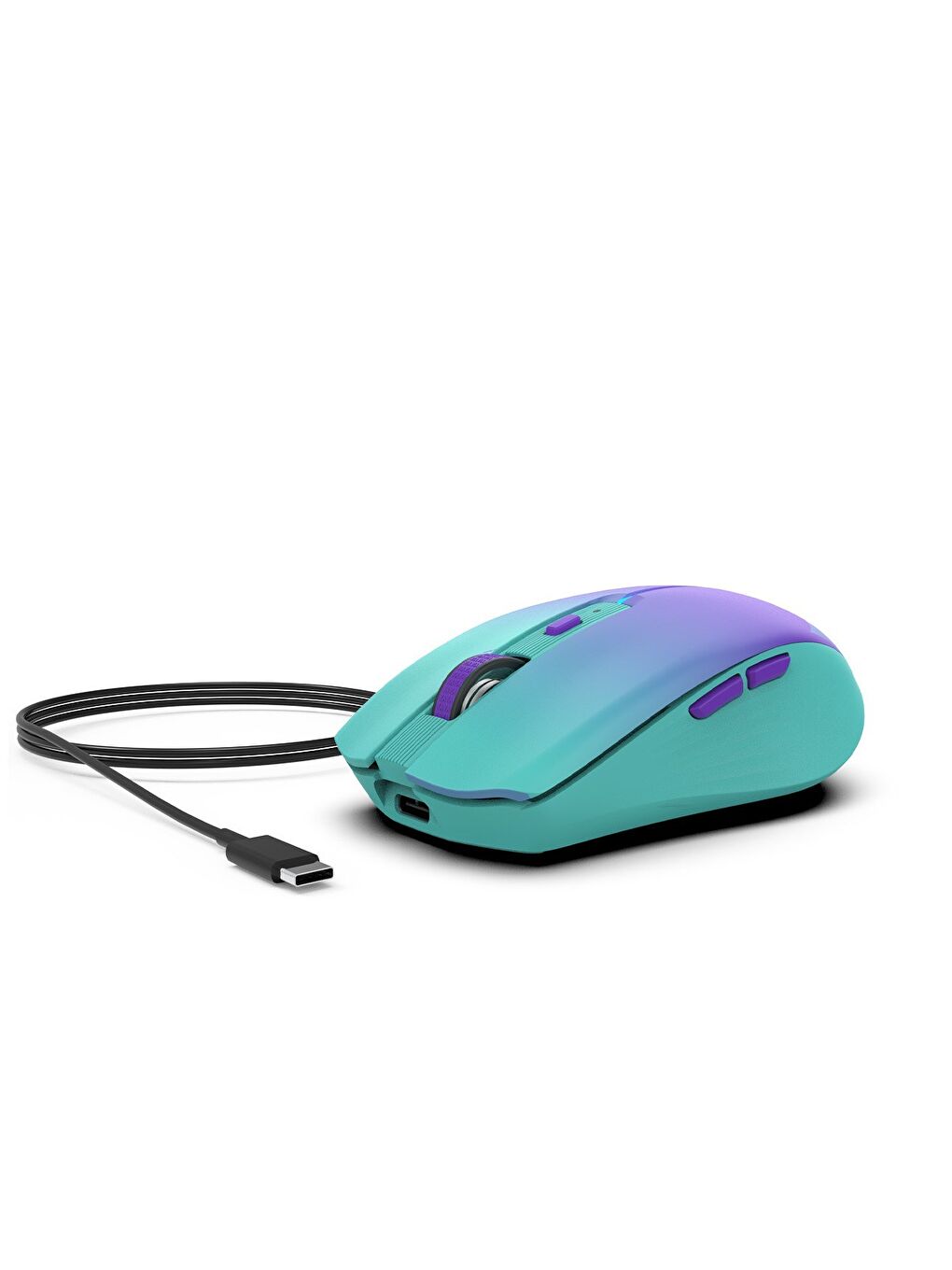 Inca IWM-511RM Dual Mod Bluetooth+Wireless Rechargeable Gradient Color Silent Mouse - 4