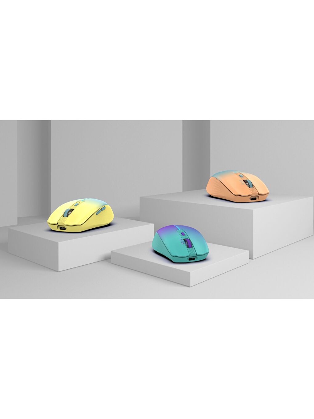 Inca IWM-511RM Dual Mod Bluetooth+Wireless Rechargeable Gradient Color Silent Mouse - 7