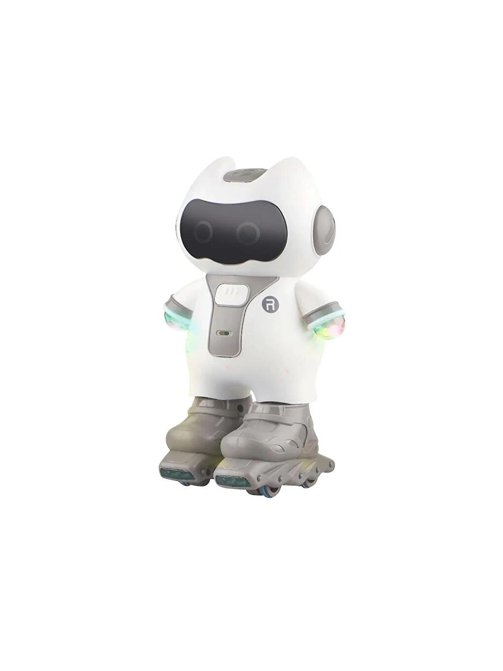 CToys Beyaz Işıklı ve Sesli Kayarak Dans Eden Robot CTOY-6678-9 GKO - 1