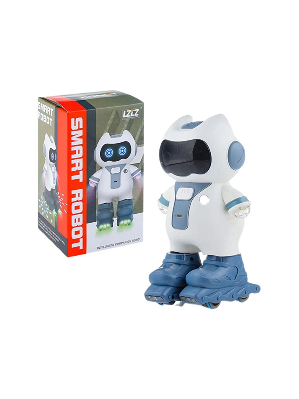 CToys Beyaz Işıklı ve Sesli Kayarak Dans Eden Robot CTOY-6678-9 GKO - 2