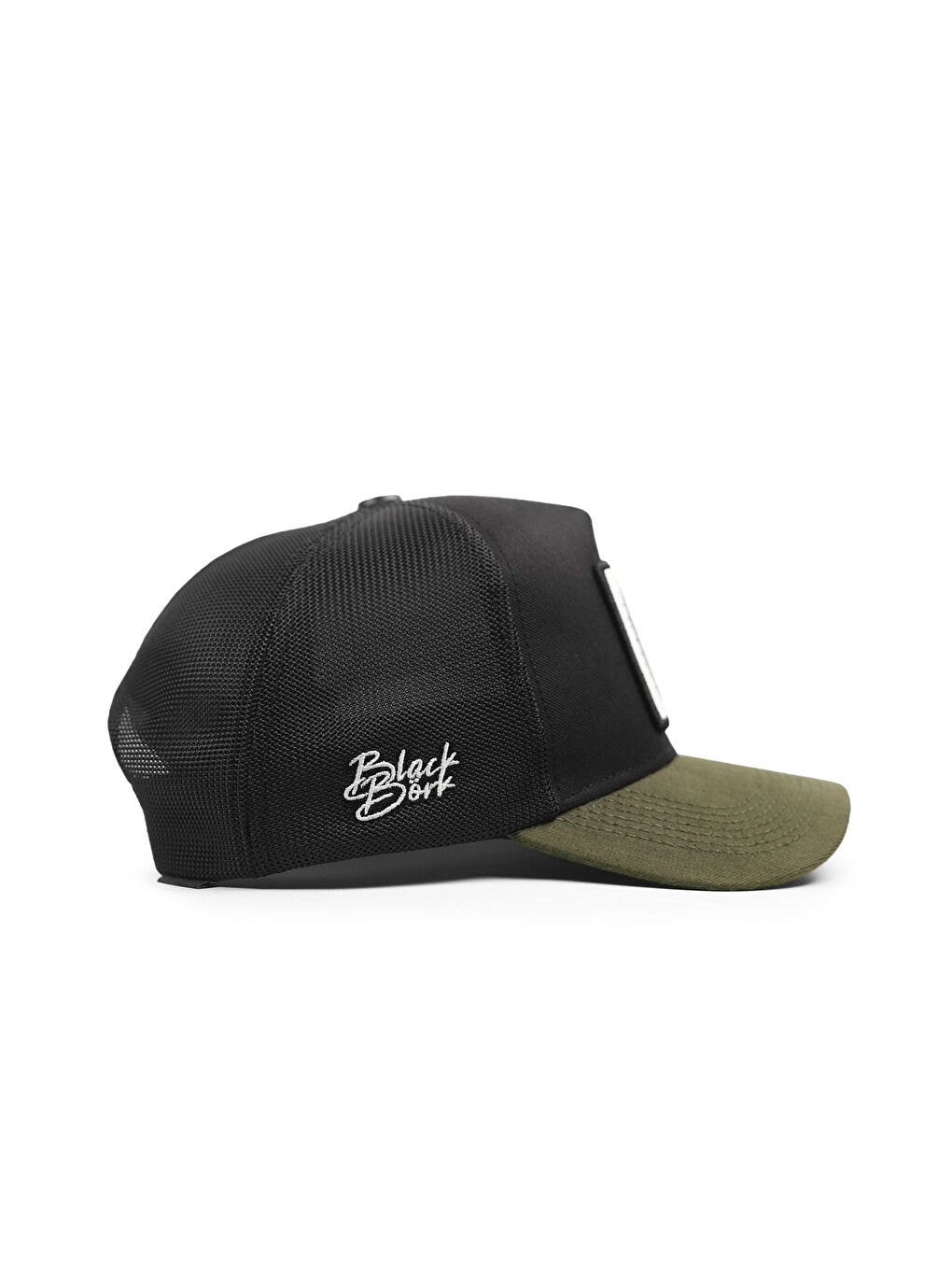 So What Logolu Cordura Haki-Siyah Trucker Şapka-1