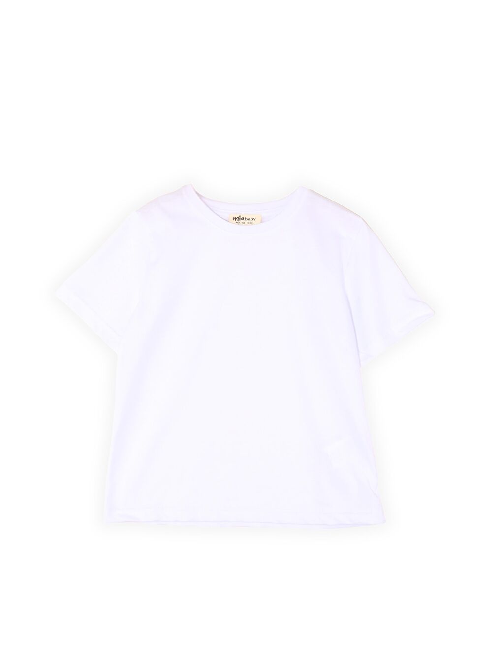 Beyaz Unisex Basic Baskısız Tişört