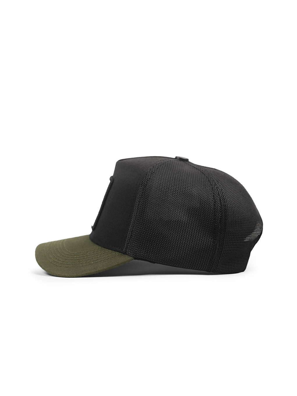 So What Logolu Cordura Haki-Siyah Trucker Şapka-2
