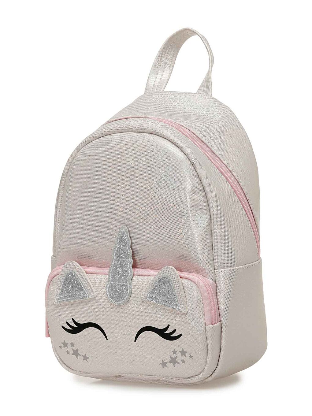 Gri BPCK 5PR Çok Renkli Kız Çocuk Sırt Çantası-1