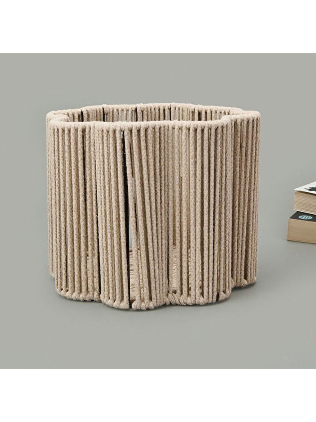 Granny Summer Dekoratif Sepet - Ekru - 25x20 cm-1