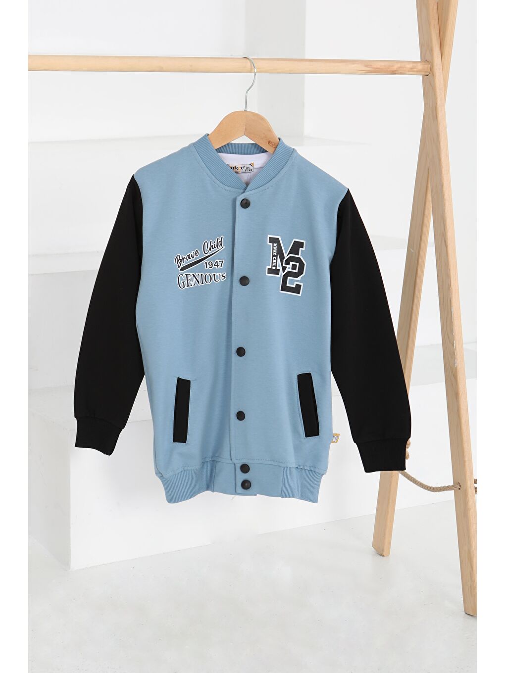 Erkek Çocuk Mavi Kolej Ceket İkili Takım - 26314-1