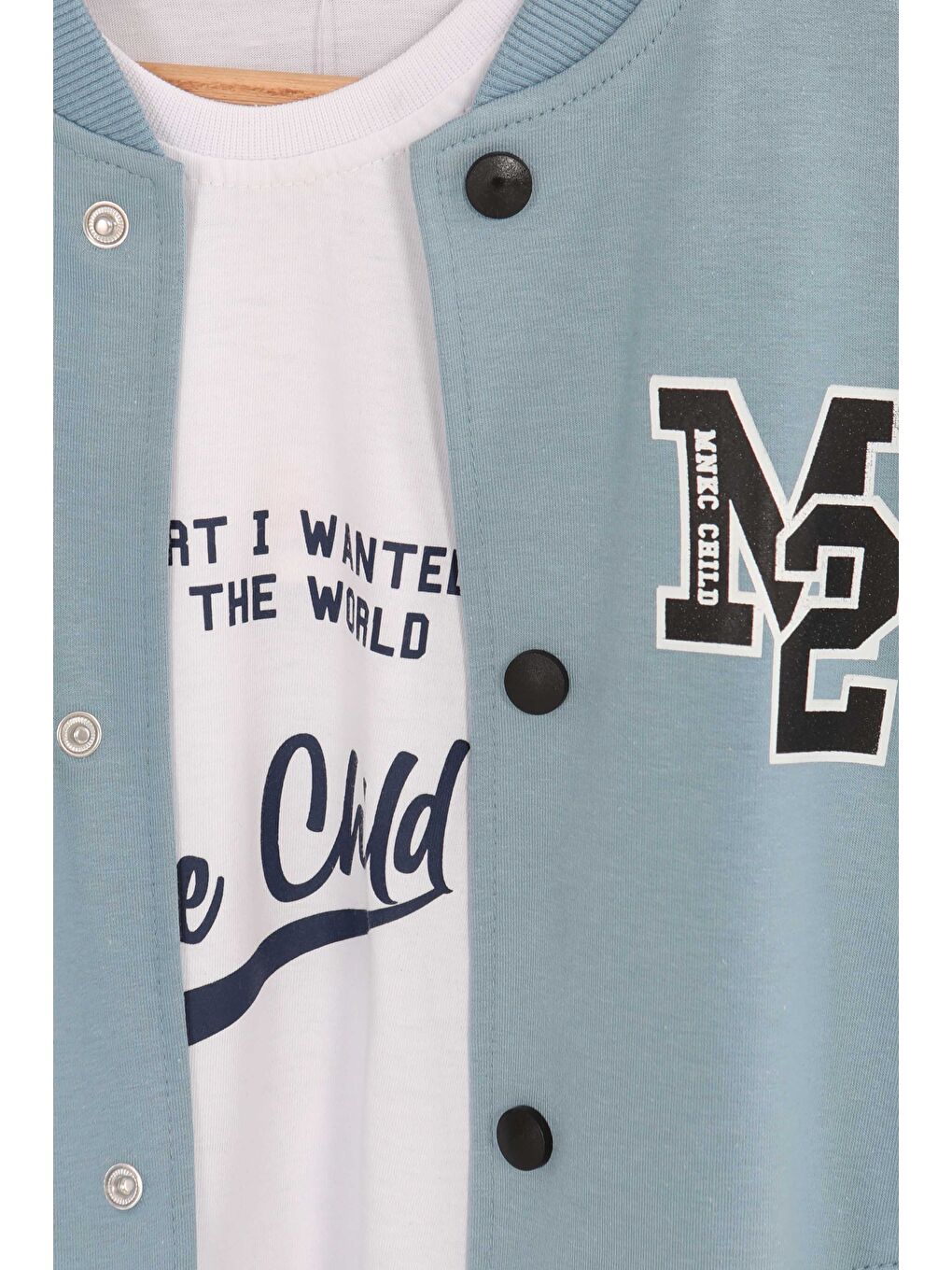 Erkek Çocuk Mavi Kolej Ceket İkili Takım - 26314-2