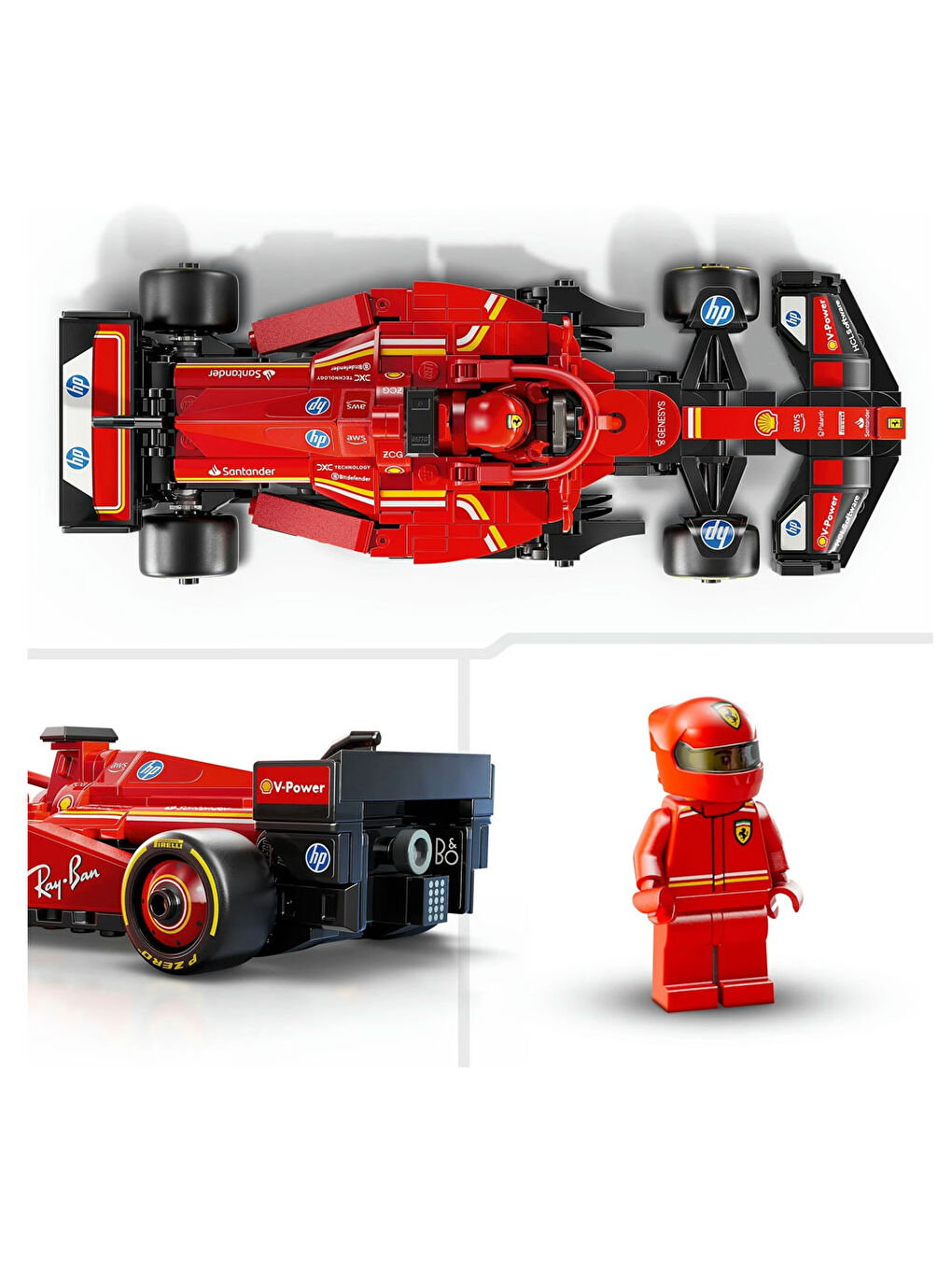 Speed Champions Ferrari SF-24 F1 Yarış Arabası 77242-1