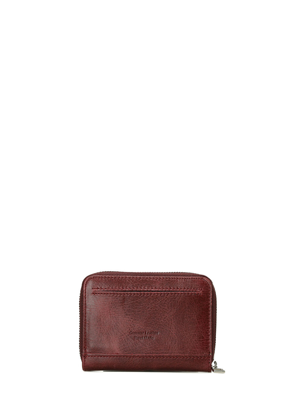 FERMUARLI DERI CZDN 5FX Bordo Kadın Cüzdan-2