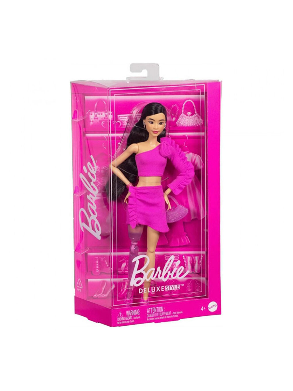 Barbie Deluxe Style Bebekler Işıltılı Protez Bacaklı HYV26-1