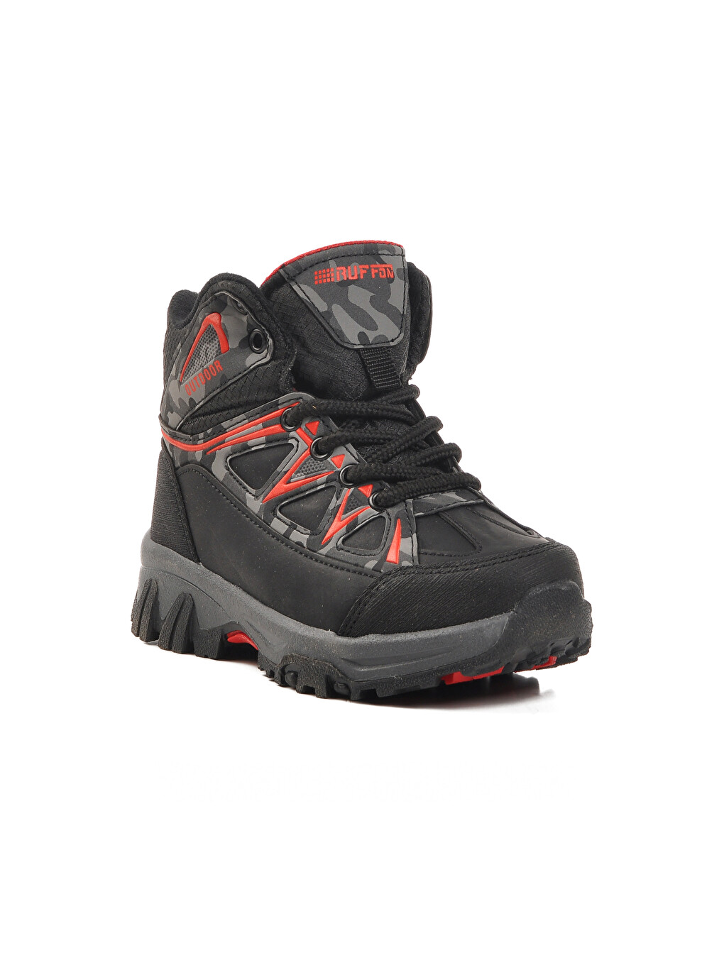 Siyah Kamuflaj Çocuk Outdoor Bot 2301 P-2