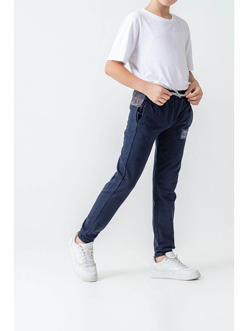 Lacivert Break The Limits Baskılı Erkek Çocuk Eşofman Altı-1