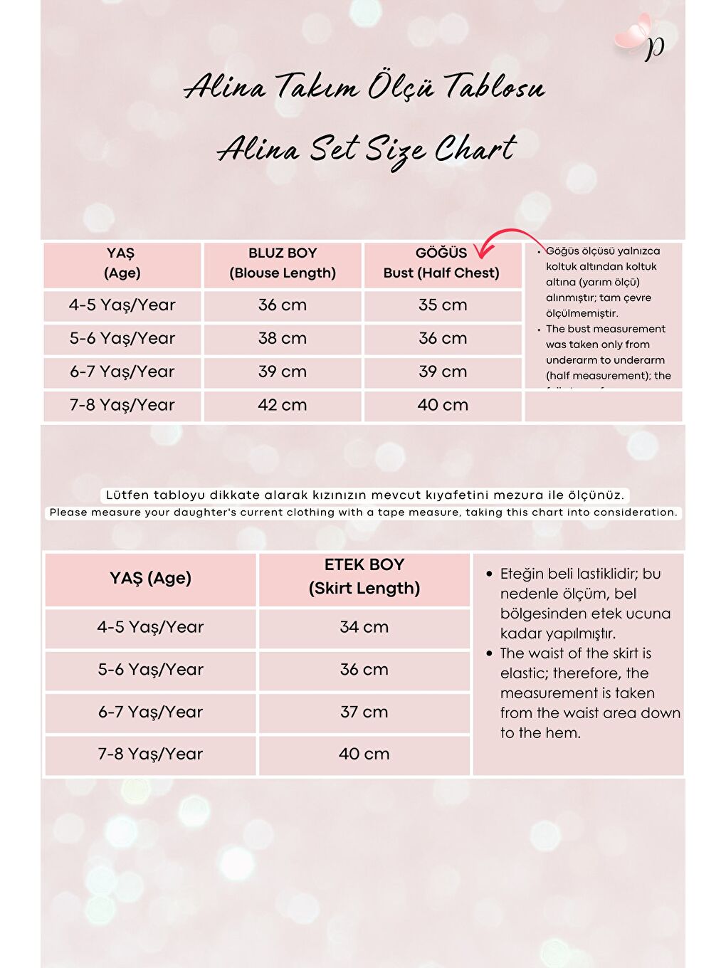 Kız Çocuk Alina Madonna Pudra Pembe Etek Bluz Takım-1