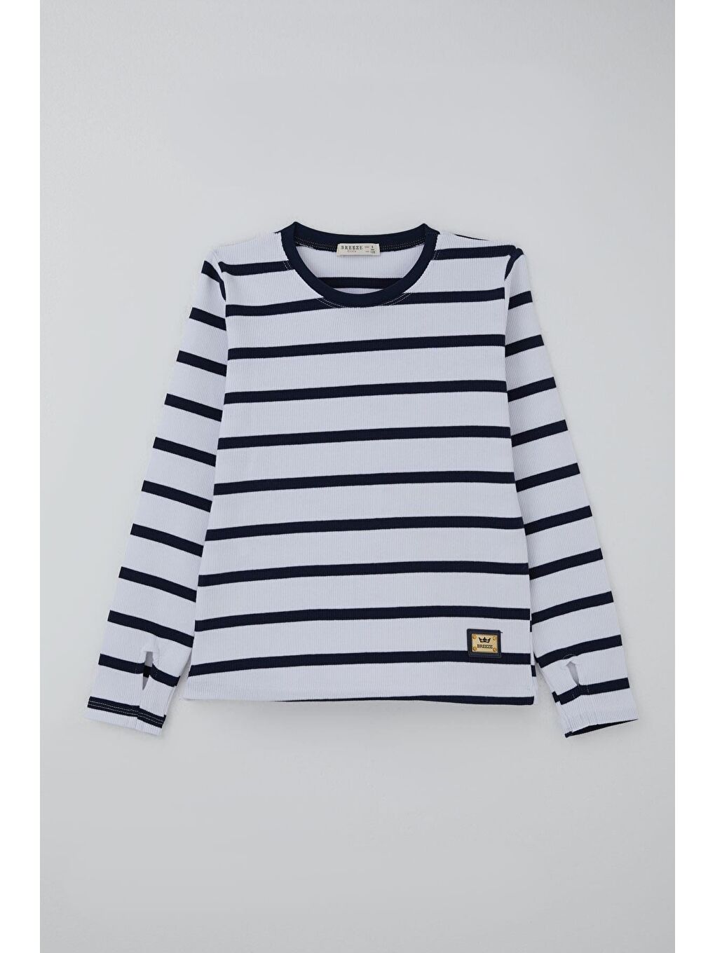 Kız Çocuk Pantolonlu Takım Parmak Geçmeli Arma Detaylı Lacivert (8-12 Yaş)-1