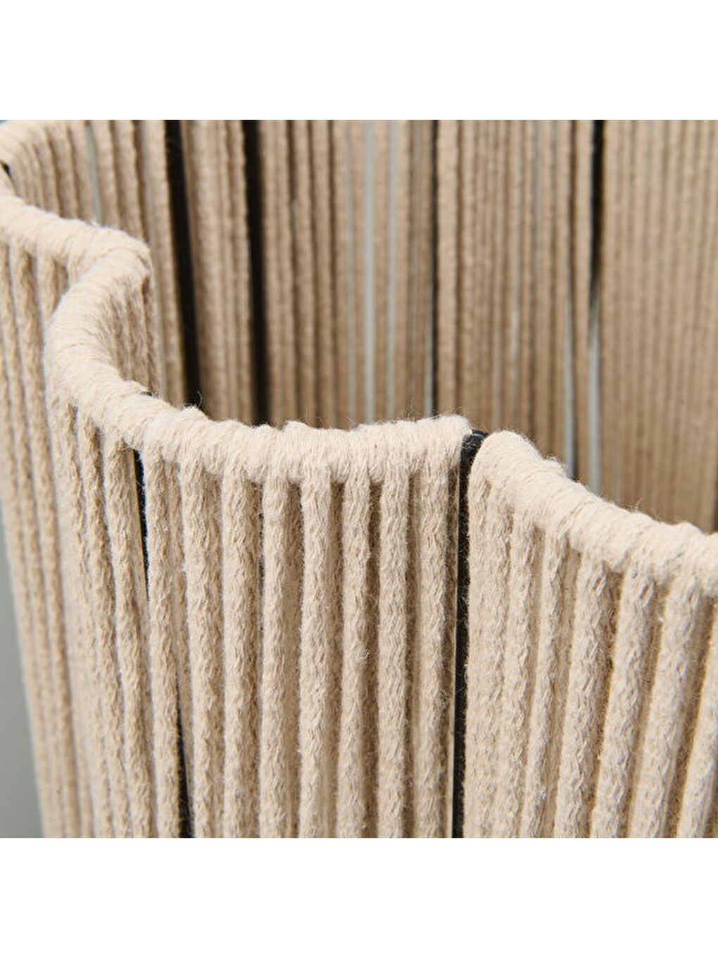 Granny Summer Büyük Dekoratif Sepet - Ekru - 30x25 cm-2