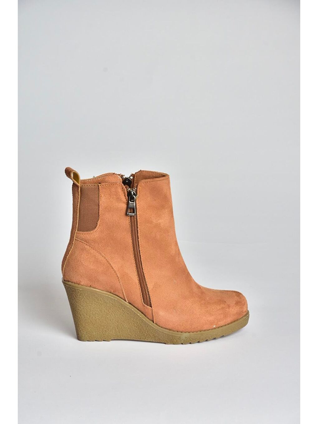 Kahverengi Taba Kadın Bot V361196802-3
