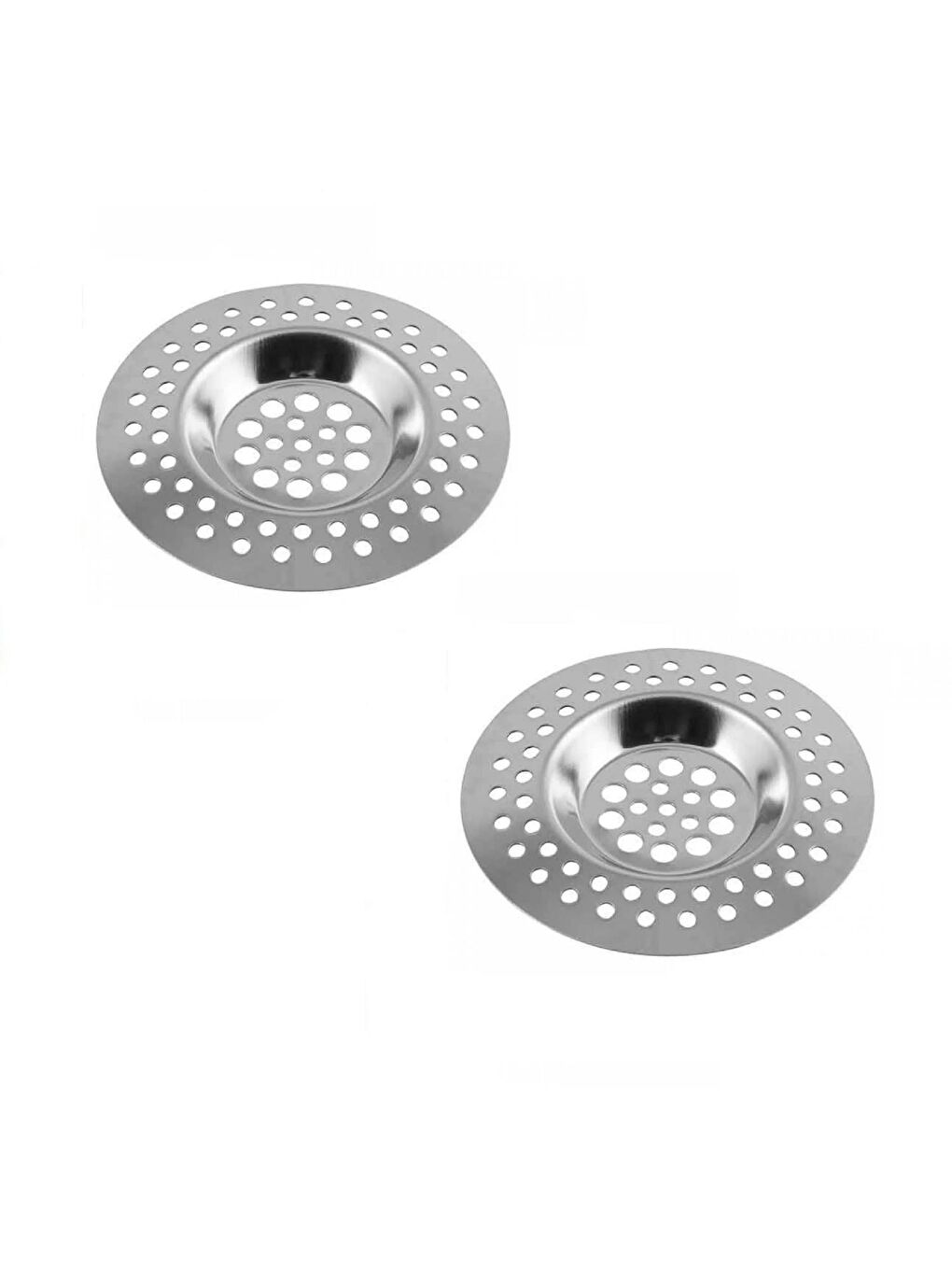Gri Paslanmaz Metal Lavabo Süzgeci (G-121) 2 Adet GKH