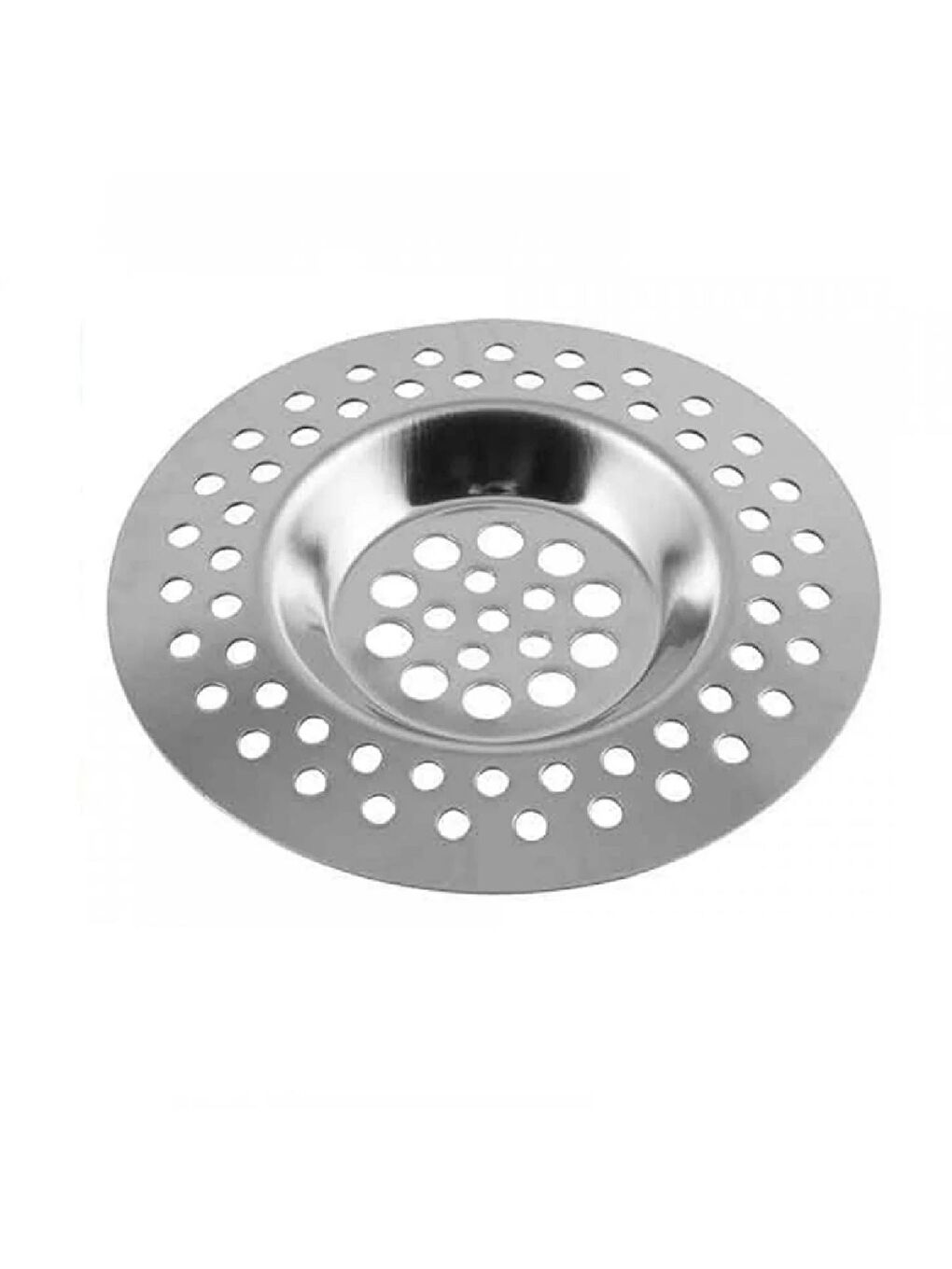 Gri Paslanmaz Metal Lavabo Süzgeci (G-121) 2 Adet GKH-1