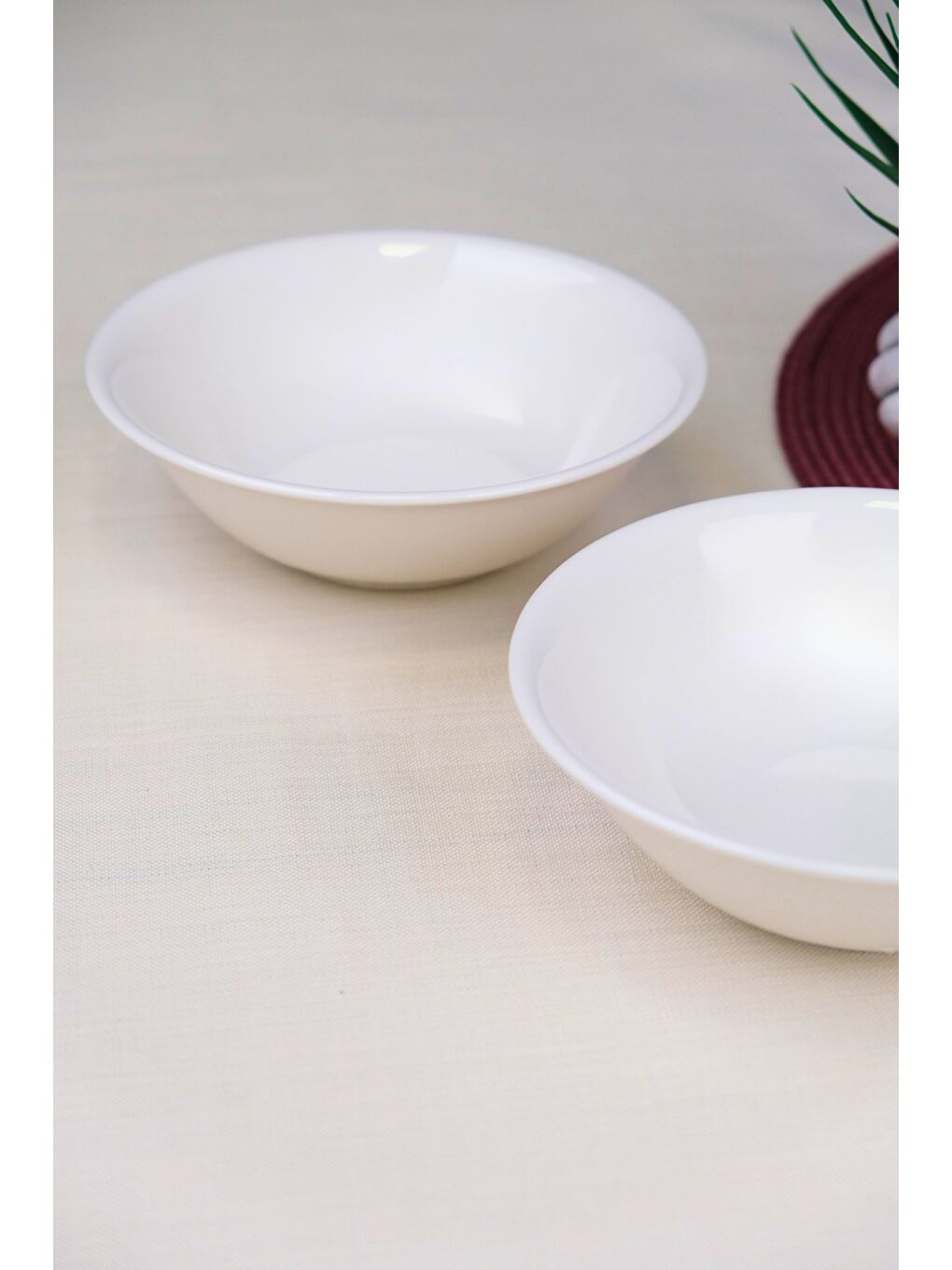 Ekru Porselen Chic Kase 16cm 420cc 2 Lİ-2