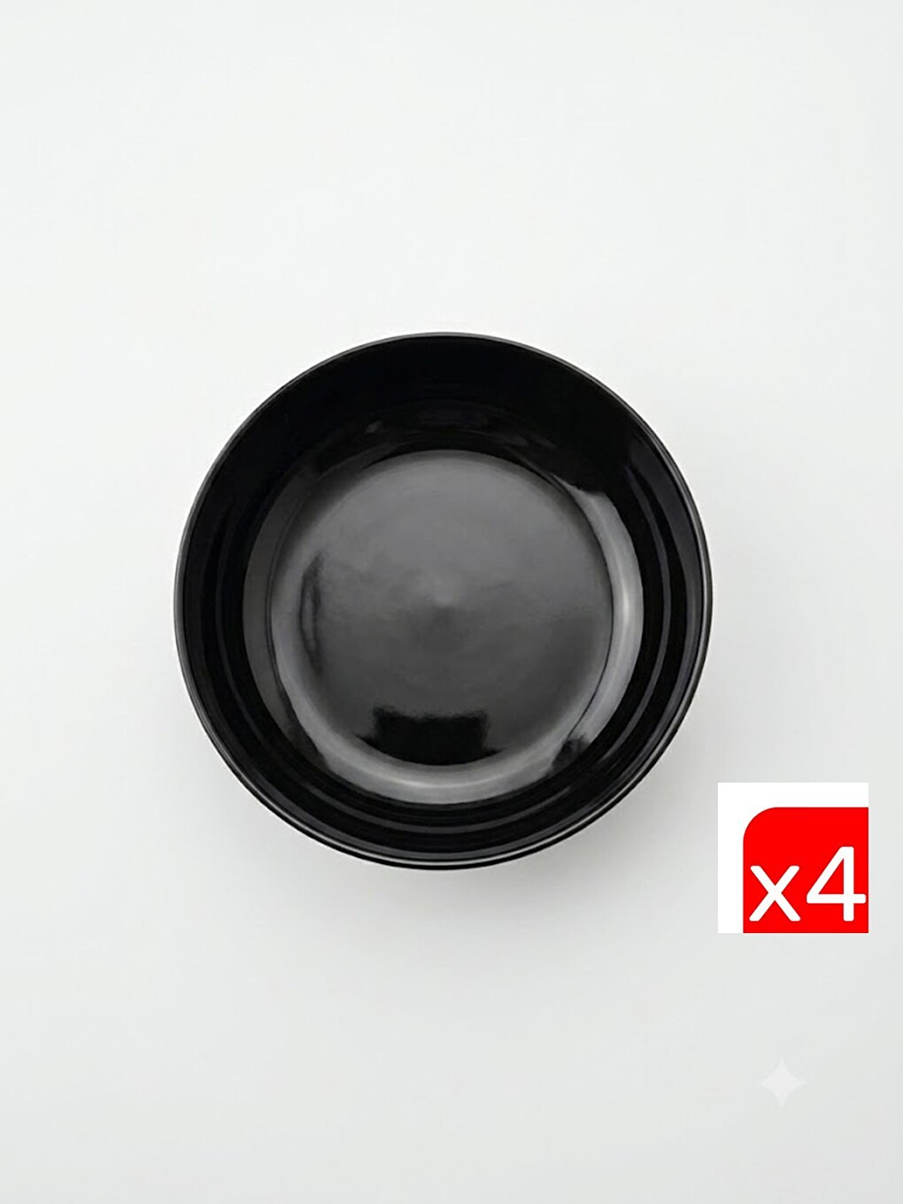 Moderna Çorba Kasesi Siyah 15cm Mod15ks740104 4 Lü